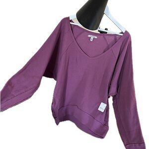 New! Free People NWT waffle top.